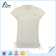 Fashion Lady Custom Print Cotton Sports High Quality Plain T-Shirt